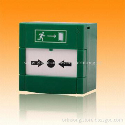 Emergency Door Release Call Point, Green Color